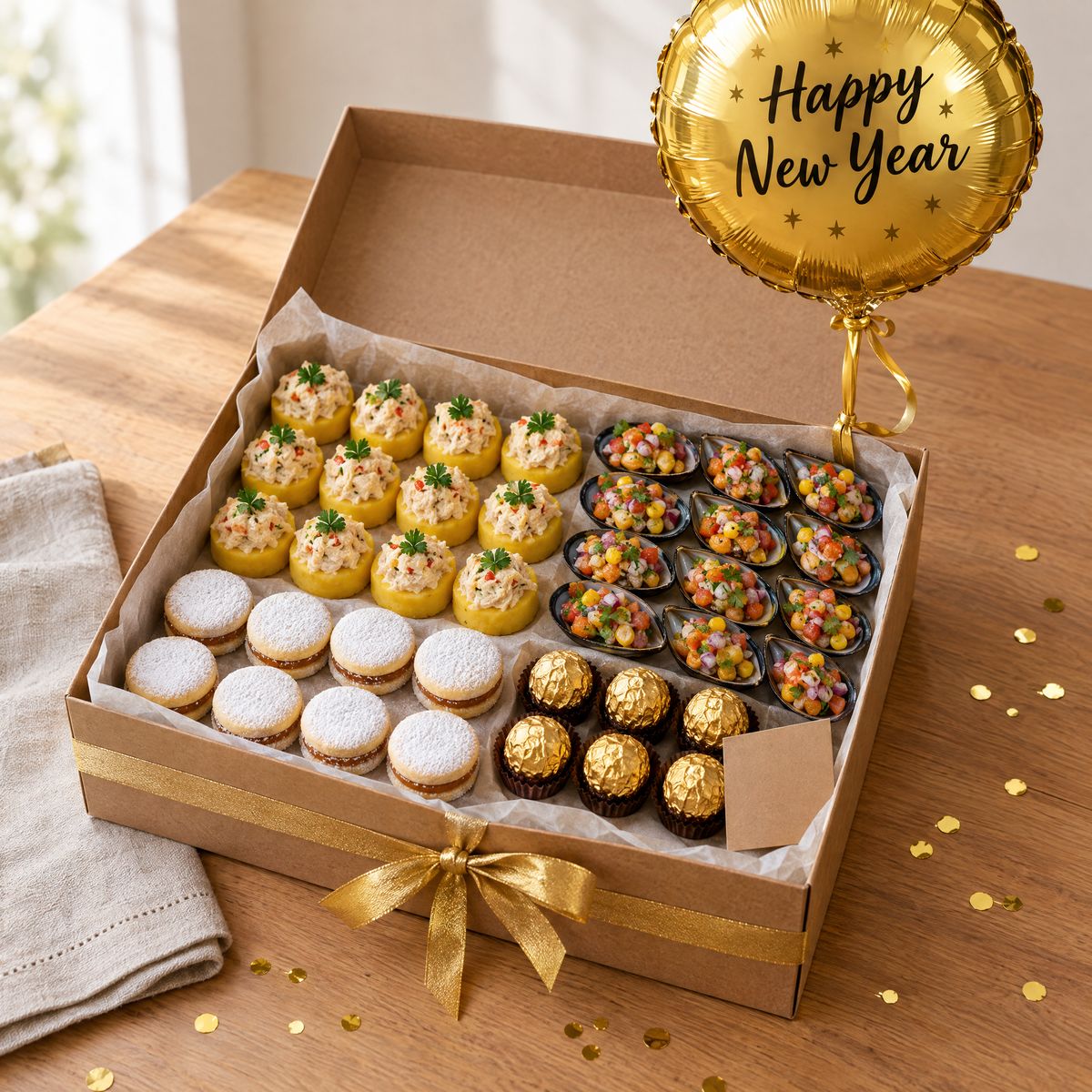Año Nuevo Box — New Year's Party Bites