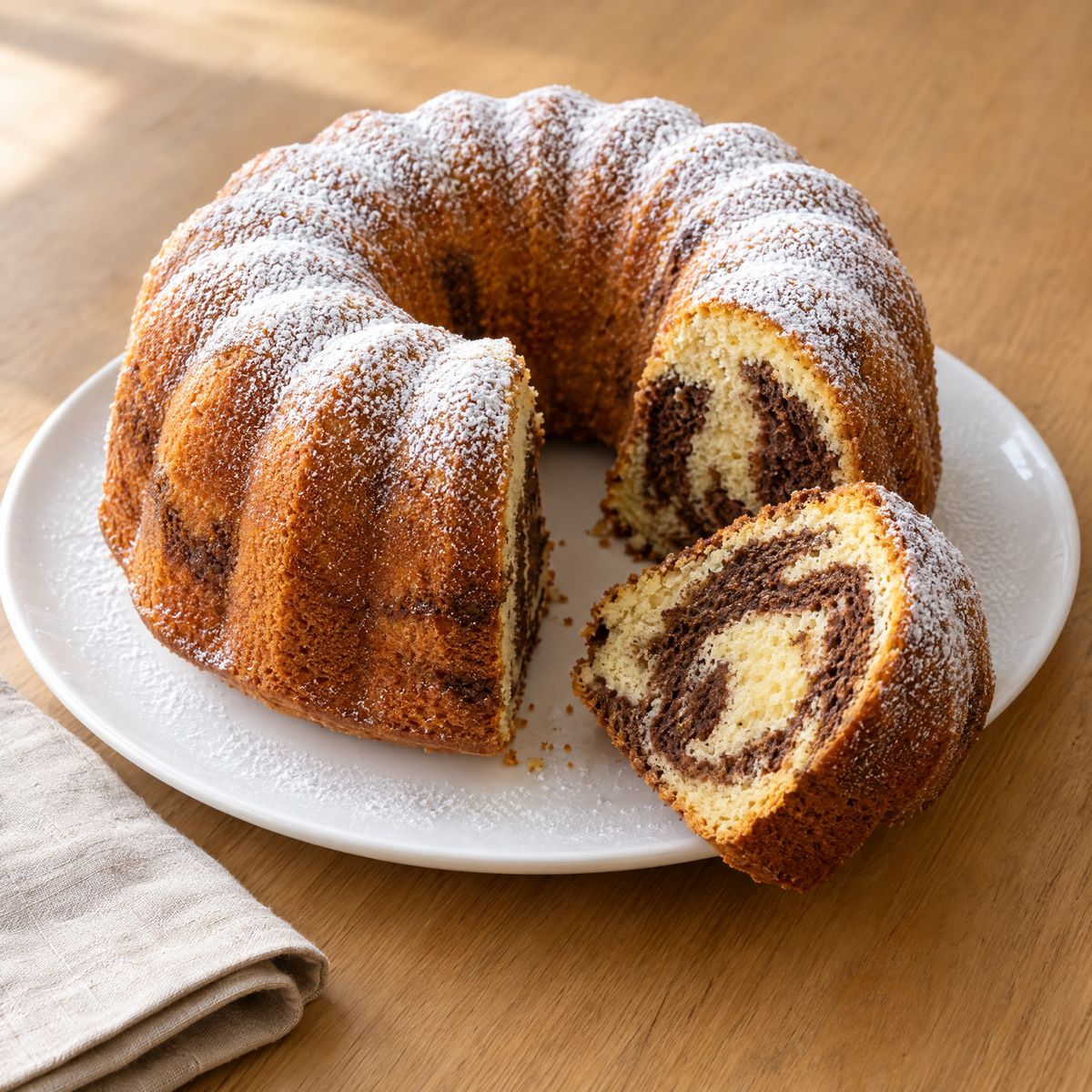 Cake Marmoleado — Whole Marble Cake