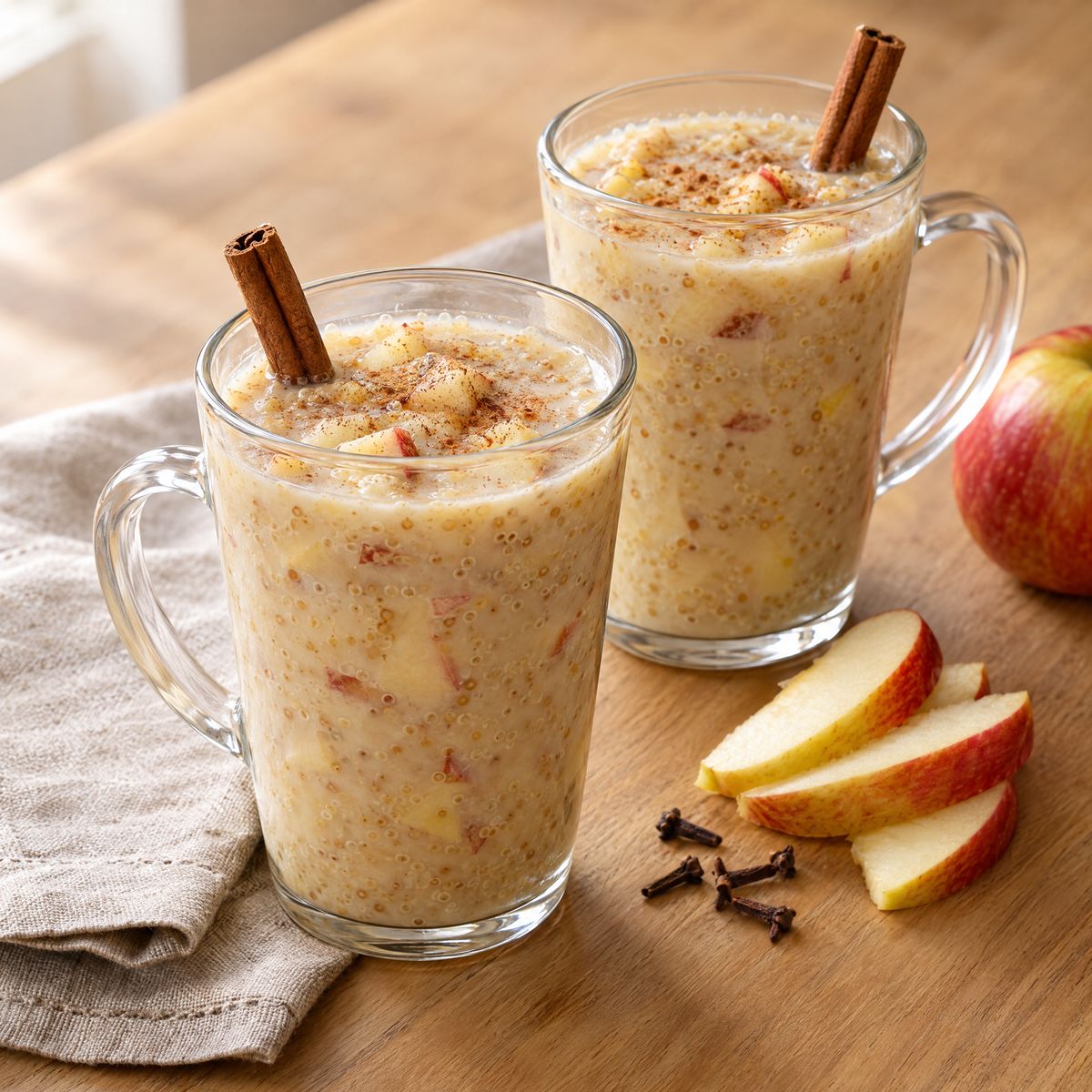 Quinua con Manzana — Warm Quinoa & Apple Drink